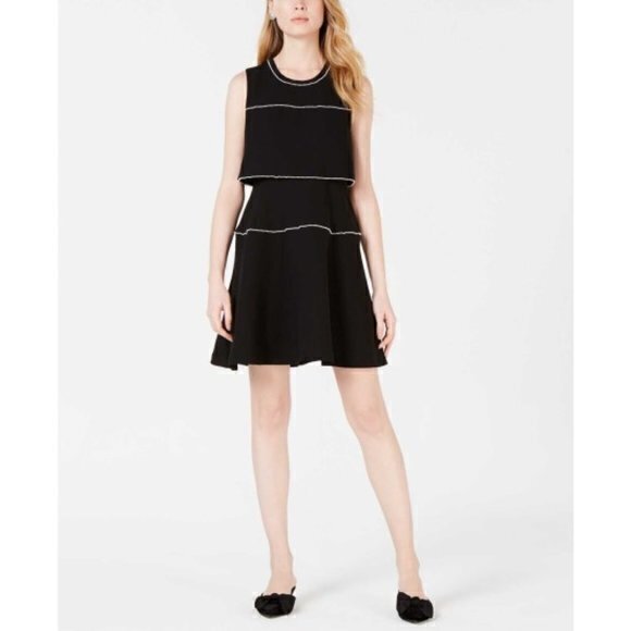 Fit & Flare Little Black Dress - Picture 1 of 8